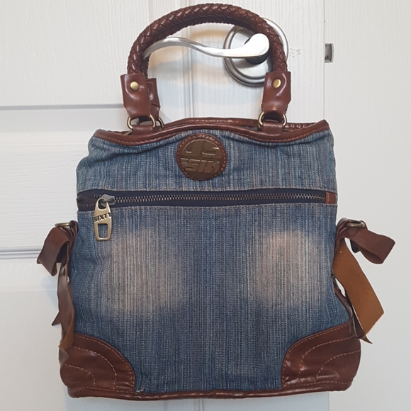 Miss Sixty Handbags - 2/$60 Vintage Miss Sixty jean leather handbag